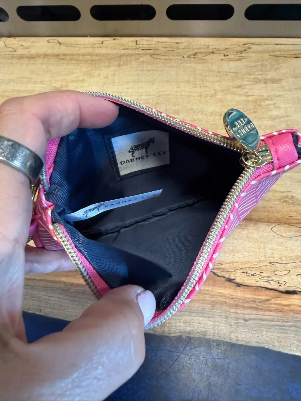 Dabney Lee compact wristlet